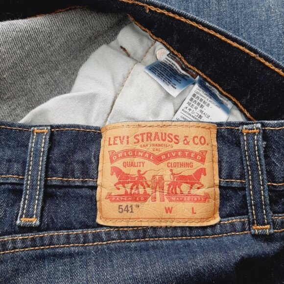 LEVI'S 541 Athletic Taper Fit Big & Tall 18757-0147 Blue Jeans Men's Sz 50 - Picture 10 of 13